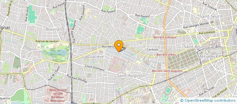 localisation de l'entreprise SYNDICAT COPR SQUARE MONDESIR  MERIGNAC