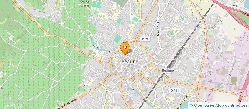 localisation de l'entreprise SYNDICAT COPRO 11 RUE JULES MAREY à BEAUNE