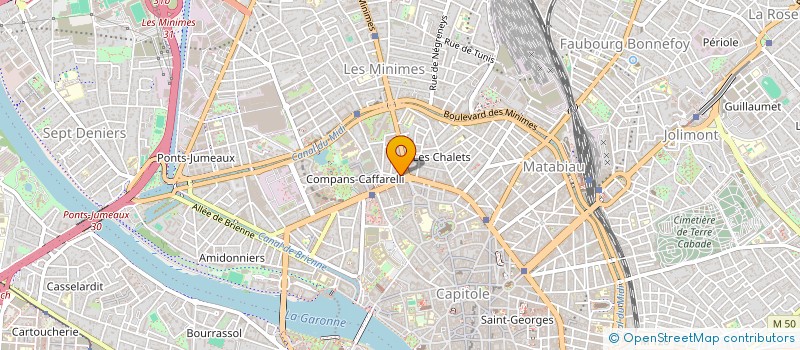 localisation de l'entreprise SYNDICAT COPRO 15 RUE DE TOUL à TOULOUSE