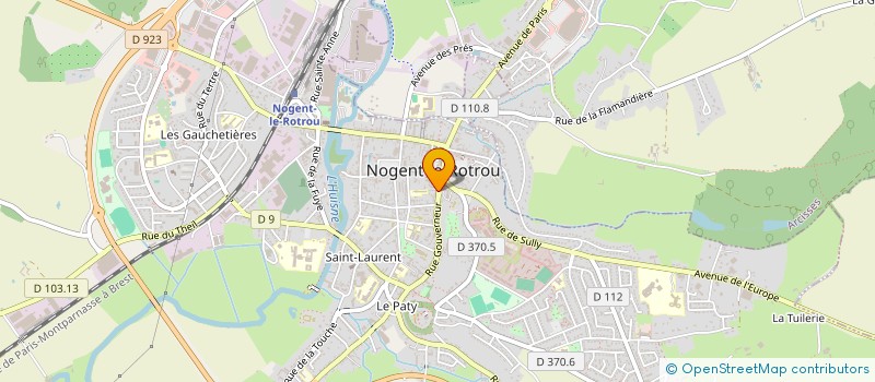 localisation de l'entreprise SYNDICAT COPRO 16 RUE GOUVERNEUR à NOGENT-LE-ROTROU