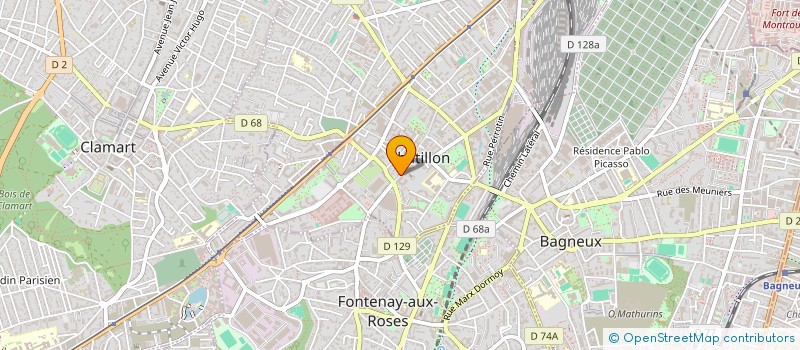 localisation de l'entreprise SYNDICAT COPRO 20 RUE DE FONTENAY à CHATILLON