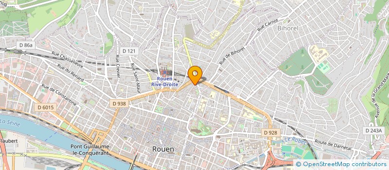 localisation de l'entreprise SYNDICAT COPRO 214 RUE BEAUVOISINE à ROUEN