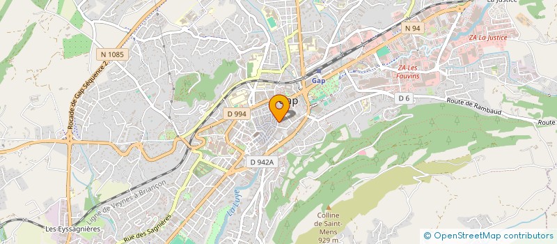 localisation de l'entreprise SYNDICAT COPRO 25 RUE CARNOT  GAP