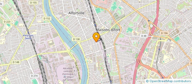 localisation de l'entreprise SYNDICAT COPRO 25RUE EMILE EUDES ALFORTV à ALFORTVILLE
