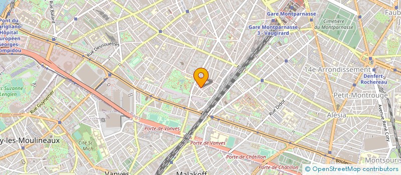 localisation de l'entreprise SYNDICAT COPRO 27 RUE DE CHAMBERY  PARIS