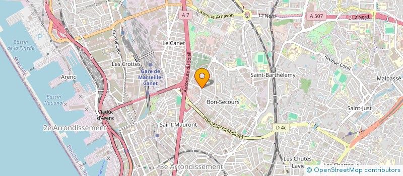 localisation de l'entreprise SYNDICAT COPRO 4 R ST ANDRE à MARSEILLE