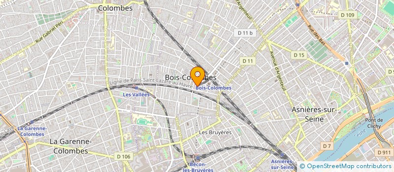 localisation de l'entreprise SYNDICAT COPRO à BOIS-COLOMBES