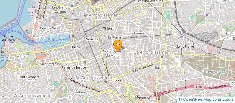 localisation de l'entreprise SYNDICAT COPRO 41 RUE AUGUSTE BLANQUI à MARSEILLE