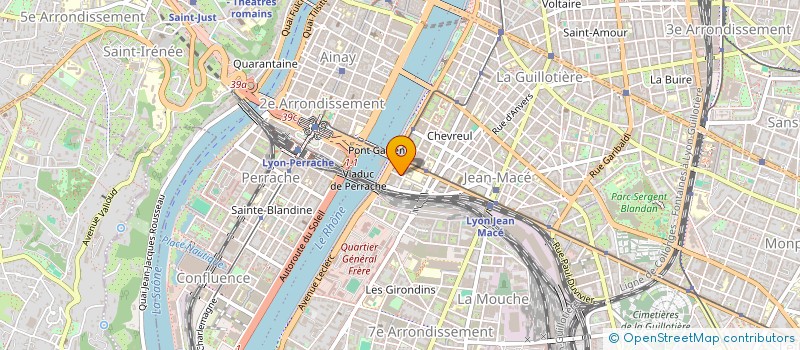 localisation de l'entreprise SYNDICAT COPRO 7 RUE E.ROGNON  LYON