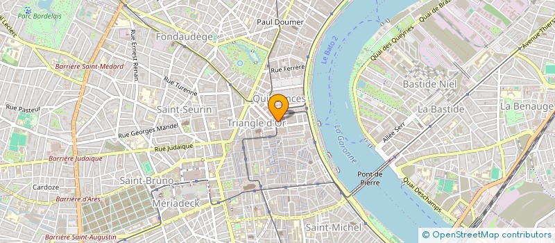 localisation de l'entreprise SYNDICAT COPRO 8 CRS XXX JUILLET  BORDEAUX