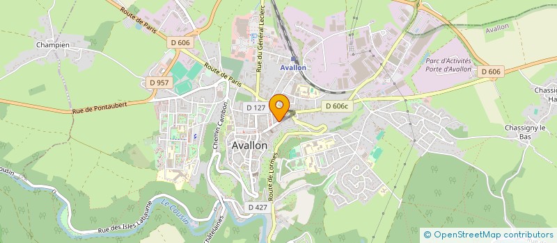 localisation de l'entreprise SYNDICAT COPRO CARNOT PASTEUR à AVALLON