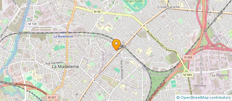 localisation de l'entreprise SYNDICAT COPRO. CLOS DES ERABLES à MARCQ-EN-BARŒUL