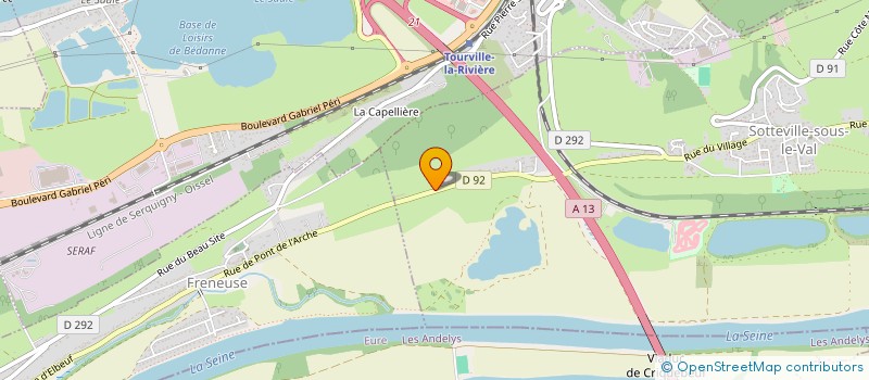 localisation de l'entreprise SYNDICAT COPRO DE VAL FRENEUSE  SOTTEVILLE-SOUS-LE-VAL