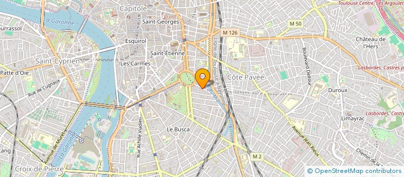 localisation de l'entreprise SYNDICAT COPRO DU 21 ALLEES DES SOUPIRS à TOULOUSE