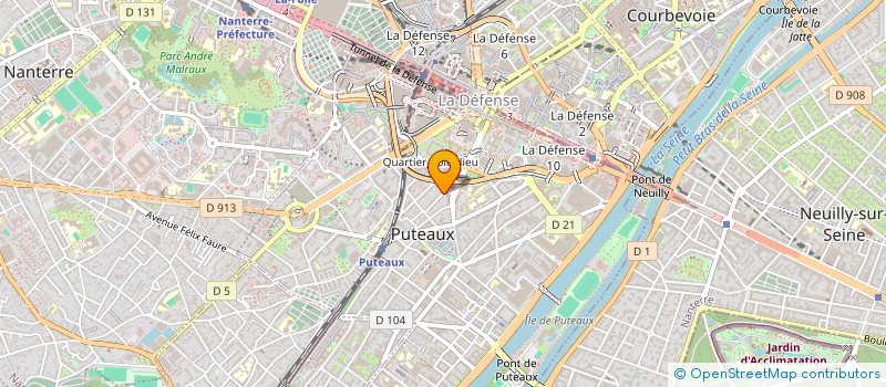 localisation de l'entreprise SYNDICAT COPRO DU 56 R GAMBETTA  PUTEAUX