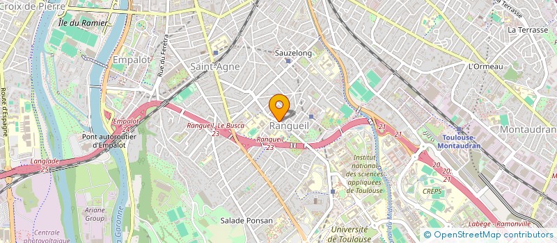 localisation de l'entreprise SYNDICAT COPRO IMMEUBLA AVE DE RANGUEIL à TOULOUSE