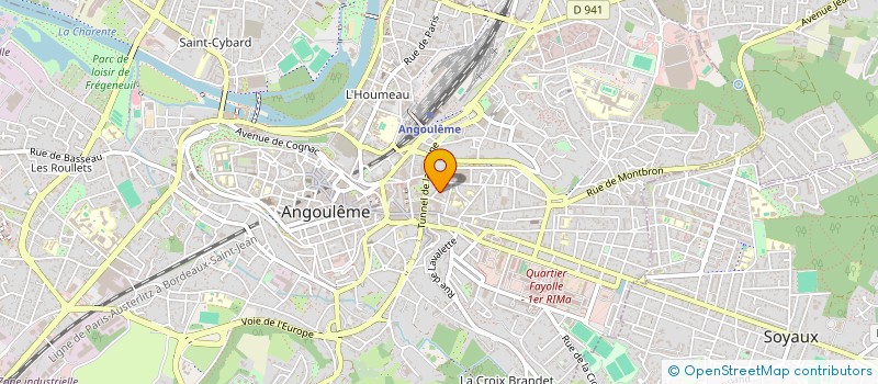 localisation de l'entreprise SYNDICAT COPRO IMMEUBLE LE MANAGER à ANGOULEME