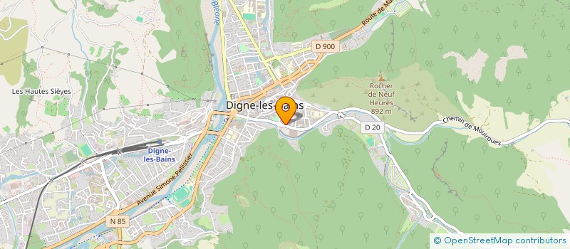 localisation de l'entreprise SYNDICAT COPRO IMMEUBLE LES LYS à DIGNE-LES-BAINS