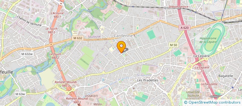 localisation de l'entreprise SYNDICAT COPRO JARDIN D'ALEMBERT 2  TOULOUSE