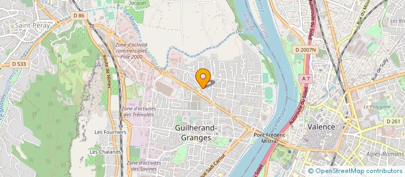 localisation de l'entreprise SYNDICAT COPRO LE MAZET  GUILHERAND-GRANGES