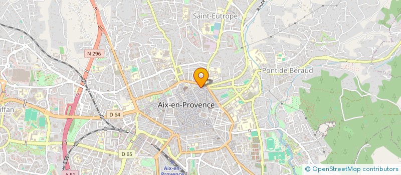 localisation de l'entreprise SYNDICAT COPRO LES DEMEURES DE MONCLAR à AIX-EN-PROVENCE