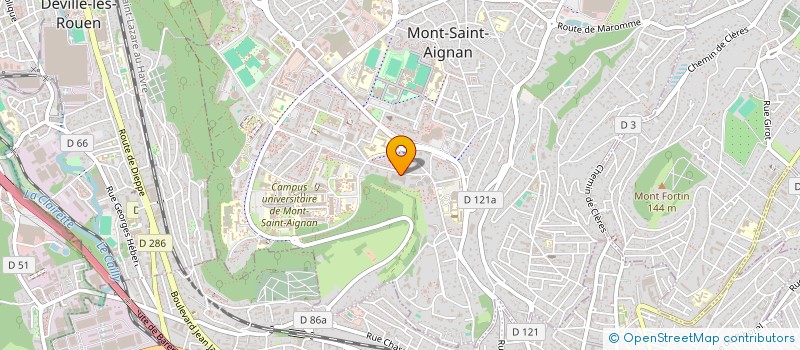 localisation de l'entreprise SYNDICAT COPRO LES JARDINS D'ARCADIE  MONT-SAINT-AIGNAN