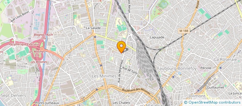 localisation de l'entreprise SYNDICAT COPRO MAZADES BAT E 2 à TOULOUSE