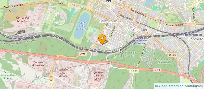 localisation de l'entreprise SYNDICAT COPRO MONSEIGNEUR GIBIER à VERSAILLES