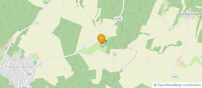 localisation de l'entreprise SYNDICAT COPRO NACELLE ST HUBERT  CROUY-SUR-OURCQ