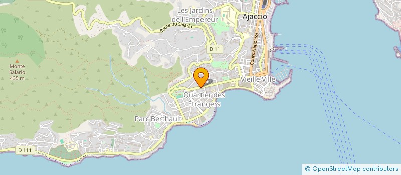 localisation de l'entreprise SYNDICAT COPRO NAPOLEON A  AJACCIO