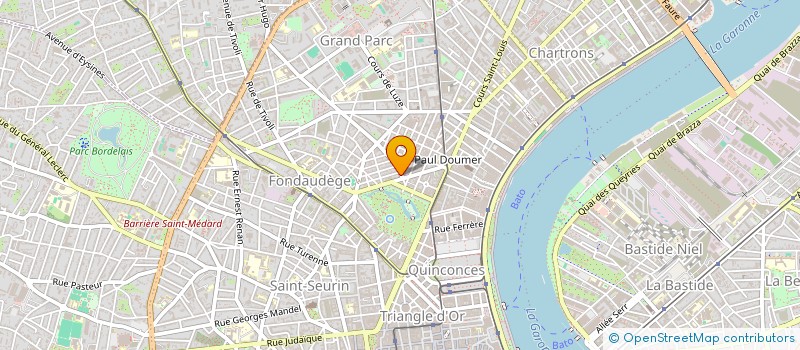 localisation de l'entreprise SYNDICAT COPRO RES 16 R MANDRON  BORDEAUX