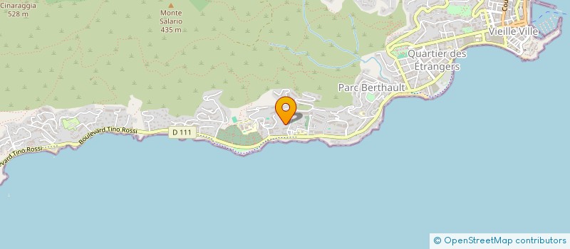 localisation de l'entreprise SYNDICAT COPRO RES DES ILES MALTE  AJACCIO