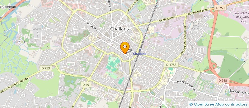 localisation de l'entreprise SYNDICAT COPRO RES DU PARC DES MARZELLES à CHALLANS
