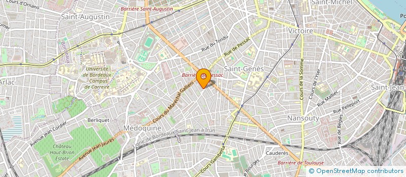 localisation de l'entreprise SYNDICAT COPRO RES FRANCOIS COPPEE  TALENCE