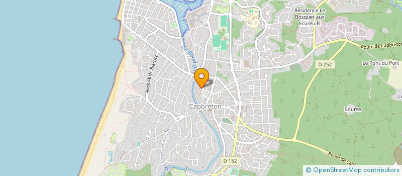 localisation de l'entreprise SYNDICAT COPRO RES LE RONSARD  CAPBRETON