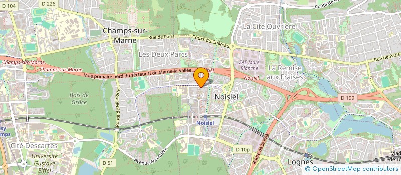 localisation de l'entreprise SYNDICAT COPRO RES LES NOISELIERES  NOISIEL