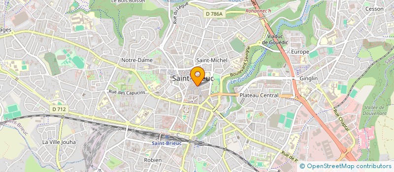 localisation de l'entreprise SYNDICAT COPRO RESIDENCE BAGOT à SAINT-BRIEUC