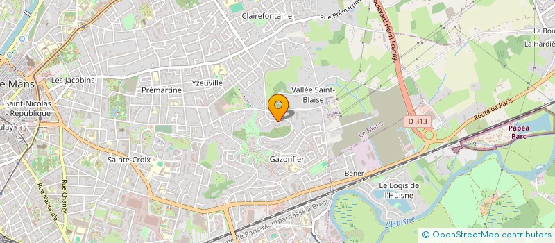 localisation de l'entreprise SYNDICAT COPRO RESIDENCE LE BOSQUET  LE MANS