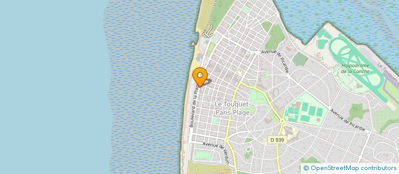 localisation de l'entreprise SYNDICAT COPRO RESIDENCE LE ROI SOLEIL  LE TOUQUET-PARIS-PLAGE