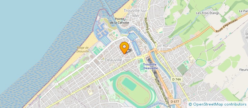 localisation de l'entreprise SYNDICAT COPRO RESIDENCE LE VIEUX MARCHE  DEAUVILLE