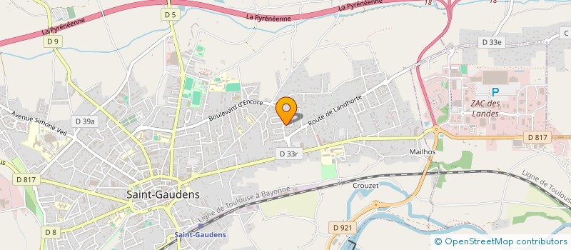 localisation de l'entreprise SYNDICAT COPRO RUE DOCTEUR TAVERA à SAINT-GAUDENS