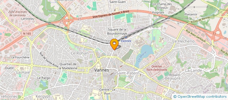 localisation de l'entreprise SYNDICAT COPRO VICTOR HUGO 2  VANNES