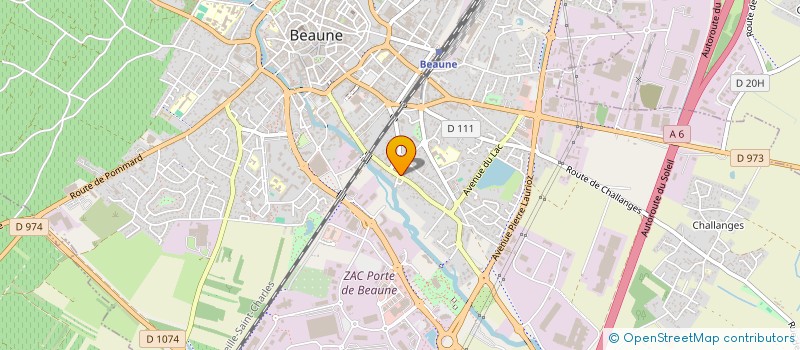 localisation de l'entreprise SYNDICAT COPRO14 VERDUN à BEAUNE