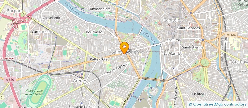 localisation de l'entreprise SYNDICAT COPROP 10 PLACE ROGUET à TOULOUSE