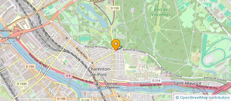 localisation de l'entreprise SYNDICAT COPROP 102 AV DE GRAVELLE à SAINT-MAURICE