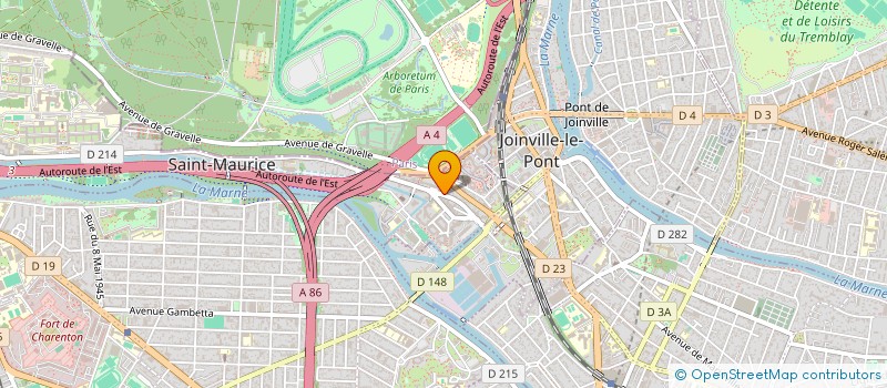 localisation de l'entreprise SYNDICAT COPROP 129 R MARECHAL LECLERC à SAINT-MAURICE