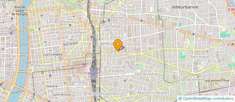 localisation de l'entreprise SYNDICAT COPROP.131 RUE DES CHARMETTES  LYON