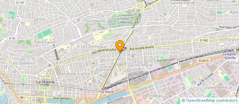 localisation de l'entreprise SYNDICAT COPROP 161-163 COURS REPUBLIQUE à LE HAVRE