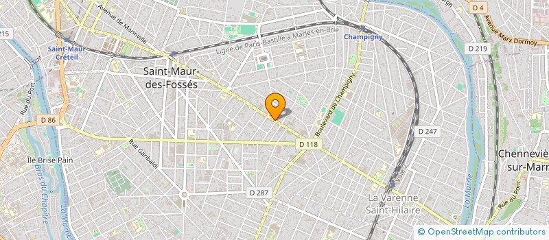 localisation de l'entreprise SYNDICAT COPROP 2 RUE MALONE à SAINT-MAUR-DES-FOSSES