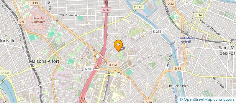 localisation de l'entreprise SYNDICAT COPROP 24 R DES BLEUETS  CRETEIL